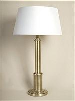 ALEXANDERS 51CM BRASS LUCCA COLUMN LAMP